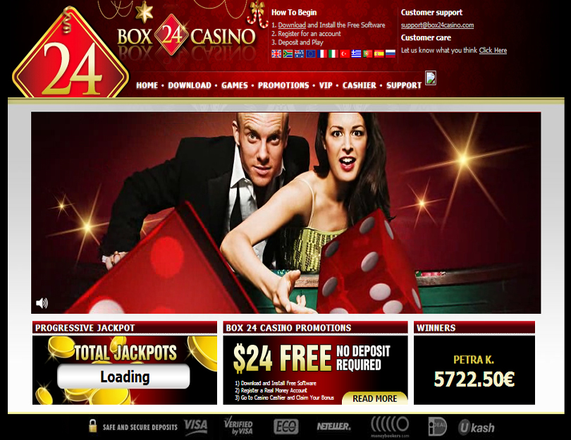 Play pokie games at Box24 casino online and win real money! Australian and New Zealand players accepted!