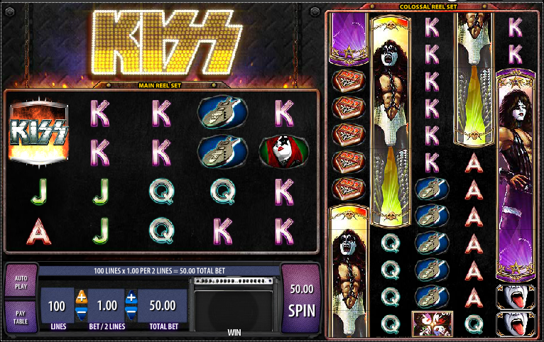 Kiss Shout it loud pokie